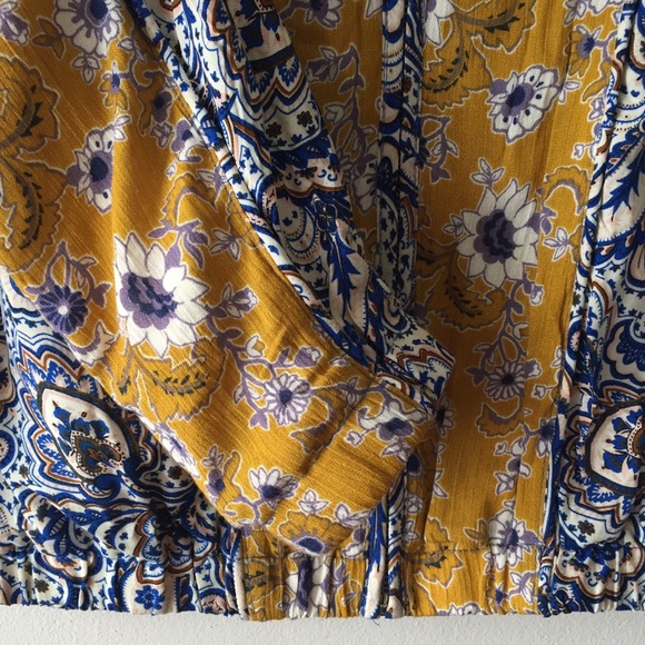 Umgee Floral Print Zipper Bomber Jacket - Picture 6 of 6